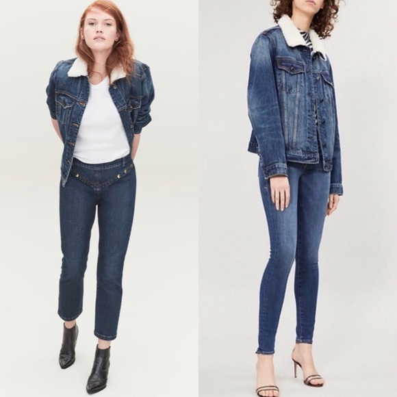 Good American Jackets & Blazers - Good American Oversize Boyfriend Denim Jacket L